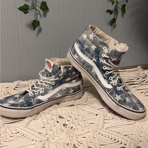 Vans Hightops Blue Stars